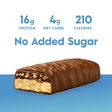 Nick's Protein Bars Krispy Cookie | 16g protein | 210 calories | Low Carb Keto Friendly Snacks No Added Sugar (Multipack 24 bars x 50g)