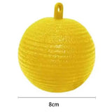 Bylesary Fruit Fly Traps for Outdoor Orchard, Ball Shape Hanging Fruit Fly Trap Bait Yellow Sticky Pack of 10, Home Garden Farm Fruit Plants Gnat Sticky Traps