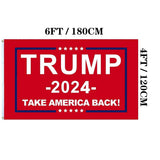 Jayus Women Donald Trump For President 2024 Flag 4x6 Outdoor Made in USA - 3Ply 200D Double Sided Take America Back (TAB) Trump 2024 Flags Banner with 2 Brass Grommets