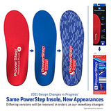 PowerStep Pinnacle Plus Ball of Foot Pain Relief Orthotics - Shoe Inserts for Metatarsalgia, Arch Support, and Morton's Neuroma Pain Relief - Shoe Insoles with Metatarsal Pad (M 14-15)