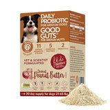 Fidobiotics Good Guts for Medium Mutts Probiotic for Dogs, 6 Billion CFUs, 11 Strains, 5 Digestive Enzymes, 2 Prebiotics, Digestive Gut Health for Dogs, Adult & Puppy Probiotics Supplements (30 Days)