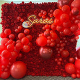 Bezente Red Giant Balloons 36 Inch - 8 Pack Jumbo Red Balloons Large Round Red Latex Balloons for Photo Shoot Wedding Anniversary Birthday Christmas New Year Party Decorations