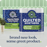 Quilted Northern Ultra Soft & Strong Toilet Paper, 24 Mega Rolls = 96 Regular Rolls, 5X Stronger*, Premium Soft Toilet Tissue with Recyclable Paper Packaging