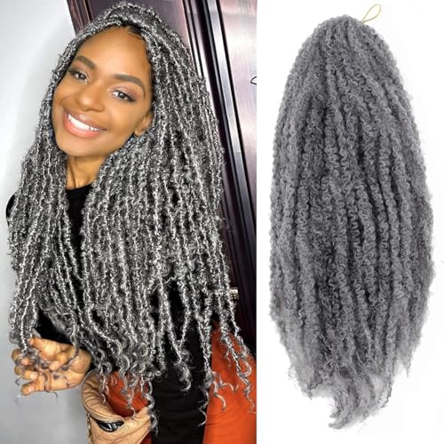 BYKSVIOC BYhair Afro Kinky Twist Crochet Hair Braids Marley Twist Braiding Hair 24inch Cuban Twist Hair (6Packs,#51)