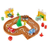 Disney and Pixar Cars Toys Mini Racers Advent Calendar with 5 Toy Cars, Track Pieces and Mini-Toy Accessories 25 Surprises Holiday Gifts for Kids