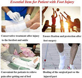 Cast Shoe Foot Fracture Support Open Toe Plaster Cast Boot Post Op Shoe Toe Valgus Surgical Fixed Gypsum Shoe Walking Boot for Foot Injuries Stable Ankle Joints Postoperative Recovery Pain Relief