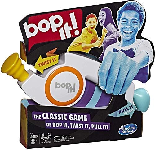 Hasbro Gaming Bop It! Electronic Game for Kids Ages 8 and up, Kids Games for 1 or More Players, Board Games for Kids, Kids Gifts