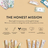 The Honest Company New Mama Care Essentials Gift Set | Hospital Bag Must Haves | Travel Size Nip Balm (0.5 oz), Glow On Body Cream (1 oz), Gotta Glow Face Wash (1.75 fl oz), Reusable Pouch