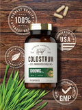Carlyle Colostrum Capsules | 1000mg | 250 Count | 30% IGG | Non GMO, Gluten Free Supplement | by Herbage Farmstead