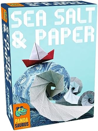 Pandasaurus Games Sea Salt and Paper Card Game - Ocean-Themed Strategy Game, Fast-Paced and Tactical, Fun Family Game for Kids and Adults, Ages 8+, 2-4 Players, 30-45 Minute Playtime, Made