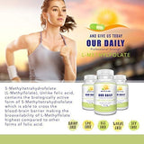 AND GIVE US TODAY OUR DAILY L-Methylfolate 15 mg / 15000 mcg Maximum Strength Active Folate, 5-MTHF, Vegetarian Capsules 90 Count (3 Month Supply)