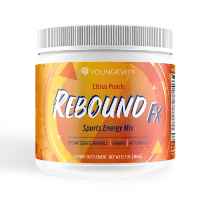 Rebound Fx Citrus Powder, 360g – Supplement for Energy, Enriched with Vitamins, Minerals and Antioxidants – Immune System Booster Powder - Energy Vitamins Drink Mix for Women & Men