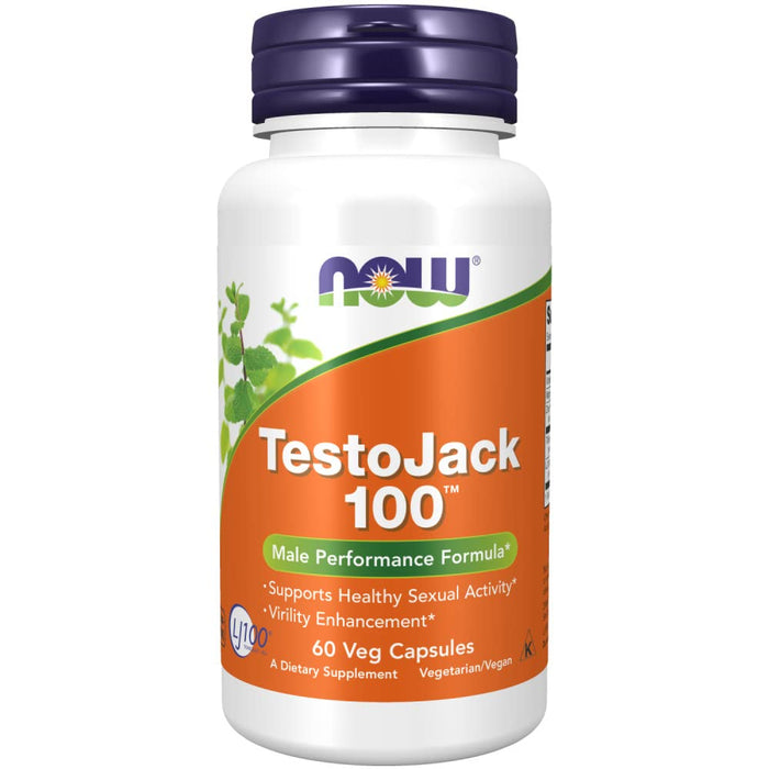 Now Foods: Testojack 100 Male Performance Formula, 60 vcaps