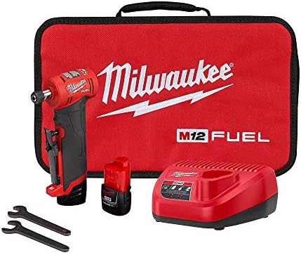 Milwaukee 2485-22 M12 FUEL Lithium-Ion Right Angle Die Grinder Kit (2 Ah)
