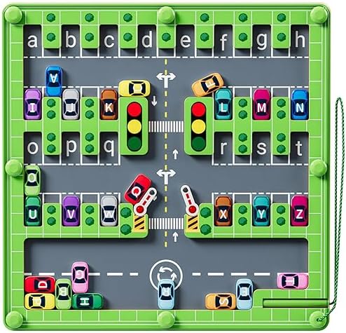 Magnetic Alphabet Maze,Montessori Toys,Alphabet Puzzle Toddler Toys for Ages 2-4,Sensory Toys Fine Motor Skills,Birthday Gifts for Kids