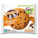 Lenny & Larry's The Complete Cookie, Peanut Butter Chocolate Chip, Soft Baked, 16g Plant Protein, Vegan, Non-GMO, 4 Ounce Cookie (Pack of 6)