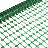 BOEN 4' x 100' Green Temporary Fencing, Mesh Snow Fence, Plastic, Safety Garden Netting, above Ground Barrier, for Deer, Kids, Swimming Pool, Silt, Lawn, Rabbits, Poultry, Dogs