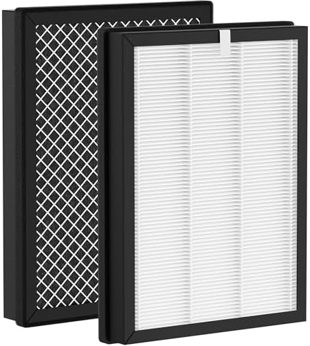 CAP-500FPK Replacement Filters Compatible with Cuisinart CAP-500 Air Purifier, H13 True HEPA Filter, 2 Pack