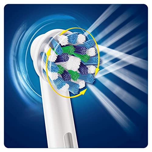 Oral-B Cross Action Electric Toothbrush Replacement Brush Heads Refill, 3 Count, White