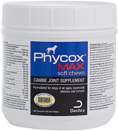 MAX Joint Supplement Soft Chews for Dogs, 90 ct
