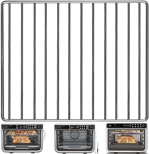 Air Fryer Wire Rack for Ninja Foodi 10 in 1 DT201 DT251 Digital Convection Toaster Oven, 14.5''*11.6'' Stainless Steel Air Fryer Accessories Roasting Steamer Grill Racks Baking Tray Rack