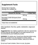 Swanson Quercetin & Bromelain-Promote Respiratory Health Support-Aid Seasonal Immune System Health-Support Cholesterol Levels Already w/i Normal Range 100 Caps (250mg Quercetin/78mg Bromelain)