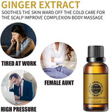 10 Pack Belly Drainage Ginger Oil, Ginger Oil Lymphatic Drainage Massage Oil, Natural Lymphatic Drainage Ginger Oil,Ginger Massage Oil,Plant Aroma Oil, Natural Ginger Essential Oil