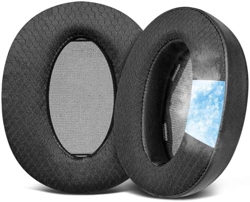 SOULWIT Cooling Gel Replacement Earpads for Sony WH-H910N H910 h.Ear on 3 Wireless Noise-Canceling Headphones, Ear Pads Cushions with Noise Isolation Foam - Black