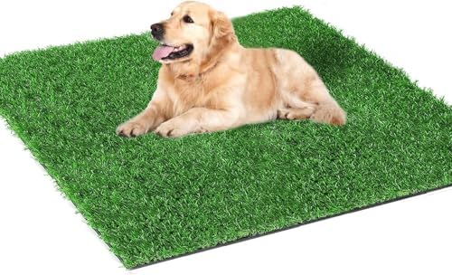 Artificial Grass for Dogs Pee Tray Fake Grass Mat for Professional Puppy Potty Trainer Replacement Dog Grass Pad for Indoor and Outdoor (51.5x32 Inch(Pack of 1))