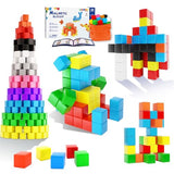 Magnetic Blocks for Toddler Toys,1.18 Inch Large Magnetic Cubes,STEM Preschool Learning Sensory Montessori Outdoor Travel Building Christmas Toys Gifts for 3 4 5 6 Year Old Kids Boys Girls (28pcs)