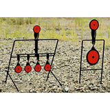 GUIDE GEAR Steel Auto Reset and Spinner Shooting Targets; .22lr Caliber, Plinking, Orange Target Bullseye