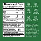 BRAINMD Dr Amen Smart Mushrooms - 3.2 oz - Mental Performance + Immune Support - Vegan, GMO Free, Gluten Free - 30 Servings