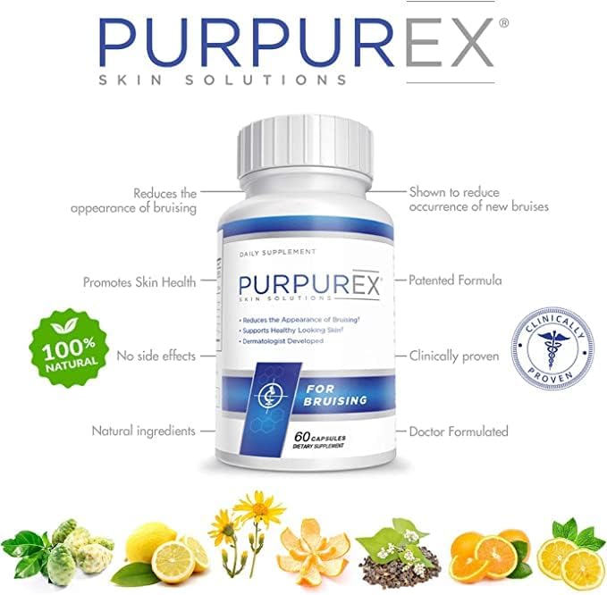 Purpurex - The Leading Supplement for Age-Related Bruising (30-Day Supply)