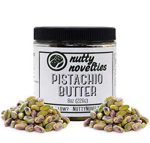 Nutty Novelties Pistachio Butter - High Protein Pistachio Butter - All-Natural, Cholesterol-Free Pistachio Nut Butter - Gluten-Free, Vegan Pistachio Cream Butter - No Added Sugar - 8 Ounces