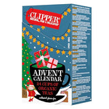 Clipper Tea, Christmas Advent Holiday Tea Calendar, 12 Natural Organic Flavors, Fairtrade, Organic & Plant-Based, British Tea, 1 Variety Pack, 24 Individual Unbleached Tea Bags