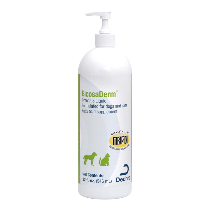 EicosaDerm Omega 3 Liquid for Dogs and Cats, 32 oz