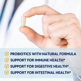 Probiotics for Women & Men 120 Billion CFU with 36 Probiotic Strains for Digestive Health and Gut Health, Delayed Release Capsules, Stomach Acid Resistant, No Need for Refrigeration 30 Capsules