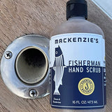 MacKenzie's Fisherman Hand Scrub - Gifts for Men - Gifts for Fisherman - Gifts for Cooks - Gifts for Gardeners - Coastal Gifts - Cleansing & Deodorizing Hand Cleaner - Natural Soap - 16 oz.