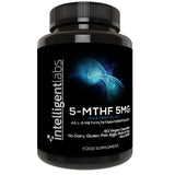 Intelligent Labs 5MG MTHF L-5-Methyltetrahydrofolate Activated Folic Acid Supplement as Quatrefolic Acid - Methyl Folate for Women Men, 60 Capsules - 2 Months Supply, 5mg = 5000mcg Methylfolate