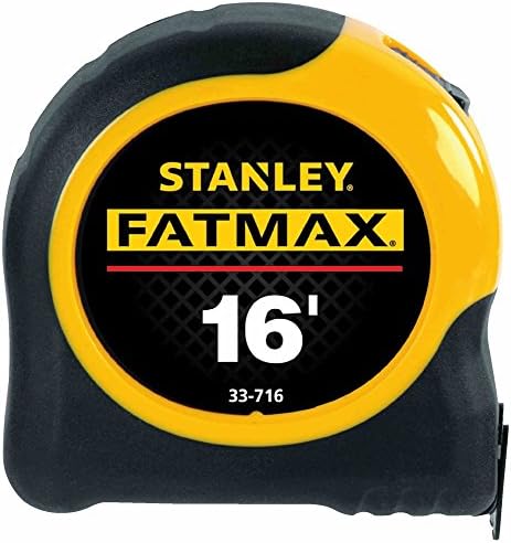 Stanley Hand Tools 33-716 16' FatMax Blade Armor Coating Tape Rule