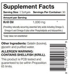 Captains Pure Antarctic Krill Oil Softgels | Omega 3 EPA, DHA with Astaxanthin & Phospholipids| No Additives or Chemicals | 1000mg per Serving, 60 Capsules, 2-Pack