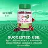 MaryRuth Organics Multivitamin Multimineral Vita-Beans for Kids | Vegan Chewable Vitamins for Ages 4+ | Immune Support | Bone Health | Raspberry Flavor | 60 Count