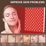 Red Light Therapy, 45W LED Panel with Stand, Deep 660nm and Near Infrared 850nm Light Combo, Red Light Therapy Device for Body Face, Skin Care, Pain Relief of Muscles Joints Knee Ankle