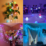 OMIKA 18 Colors Indoor String Lights with Remote, 16.5ft 50LED String Lights Bedroom USB Plug in, Color Changing Christmas Lights Hanging for Dorm Classroom Tapestry Party Garden Patio Wall Xmas Décor