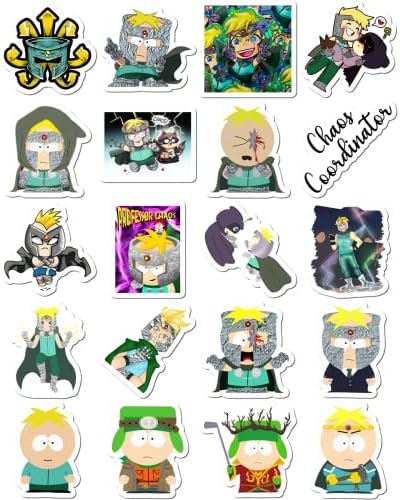 Stickers Pack 20 Pcs Professor Aesthetic Chaos Colorful Vinyl Waterproof Laptop Bumper Car Bike Water Bottle Luggage Guitar Skateboard