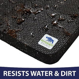 Rugged Rhino Soft Foam Kneeling Pad, Thick Knee Mat Resists Water, Durable Shock Absorbent Pads, Comfortable Strong Rebound, Gardening, Mechanic Tools, Bath Tub Essentials Onyx Black