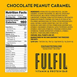 FULFIL Protein Snack Bars, Best Sellers Variety Pack, 15g Protein, Pantry Staples, 12 Count