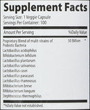 Absonutrix Probiotic Maximum Strength 50 Billion Per Capsule Multi-Strain 100 Capsules