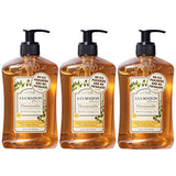 A LA MAISON Liquid Soap, Honeysuckle - Uses: Hand and Body, Triple Milled, Essential Oils, Biodegradable, Plant Based, Vegan, Cruelty-Free, Alcohol & Paraben Free (16.9 oz, 3 Pack)