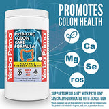 Yerba Prima Prebiotic Colon Care Formula, 20 oz Powder with FOS - Natural Psyllium Fiber, Magnesium, Selenium - Non-GMO, Gluten Free, Vegan Daily Supplement - For Men & Women